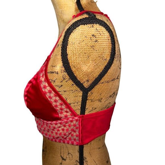 Victoria’s Secret Red Corset Bralette  Size Large - Picture 7 of 14